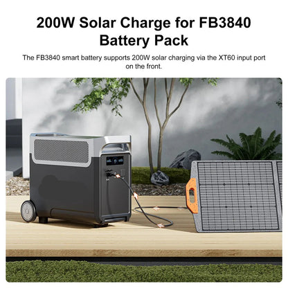 Uitbreidingsbatterij – Accu – Powerbank – Extra Accu – LiFePO4 3840Wh – Zonne-energie Opladen – USB-A 18W Type-C 100W