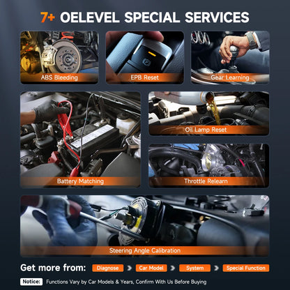 Autodiagnose Tool – OBD2 Scanner – Foutcode Lezer – Auto Diagnostiek – Motorcontrole – 6,2 Inch Scherm – Gratis Updates