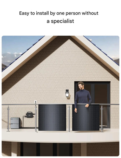 Flexibel Zonnepanelen Set 480W – Zonnepaneel Kits – Mono Zonnepanelen – Solar Panel Kit – Balkon Zonnepanelen – Lichtgewicht & Buigbaar – IP67 Waterdicht