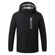 Heating Jacket - Heated Bodywarmer - Heated Clothing - For Men - 8 Zone Heating Jacket - Winter Electric Heated Clothing - USB Charging - Waterproof - Windbreaker - Size XXL - Black