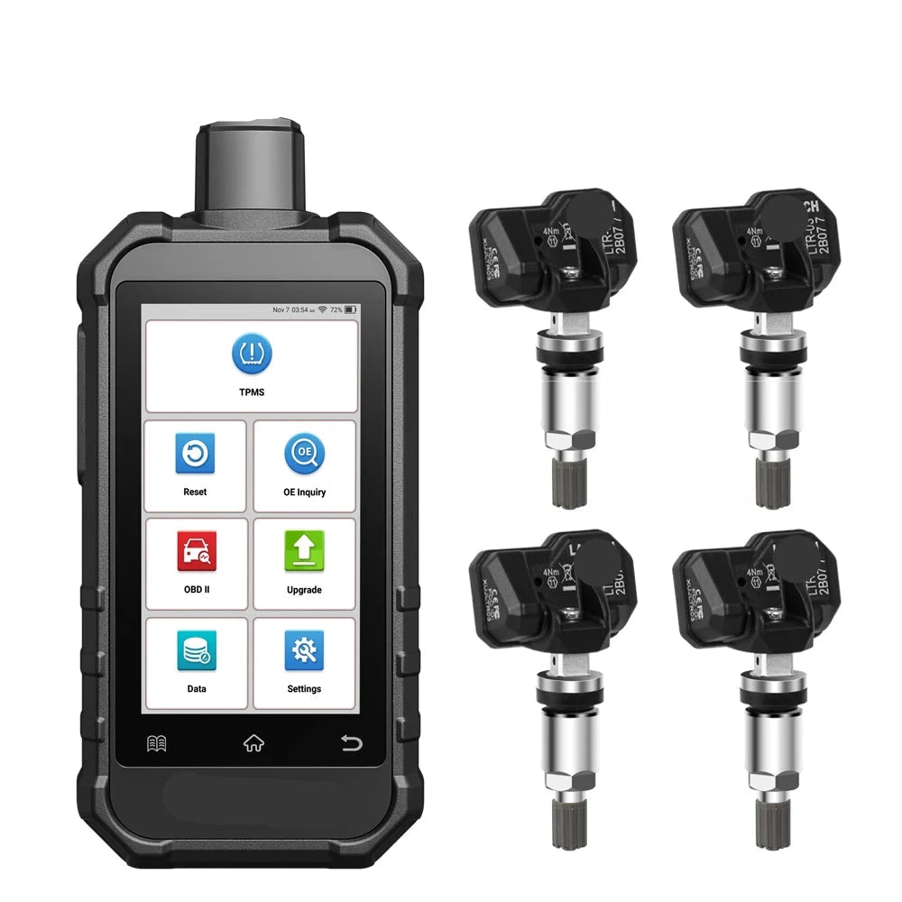 TPMS Diagnose Tool – Bandenspanningsensor Tester – Bandenspanning Monitor – TPMS Reset Tool – OBD-II Diagnose – 5-Inch Scherm – Wifi Updates