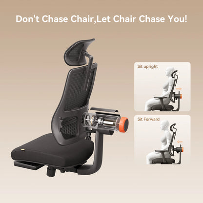 NEWTRAL MagicH-BP Ergonomic Chair with Footrest Auto-Following Backrest Adaptive Lower Back Support Adjustable Armrest Headrest