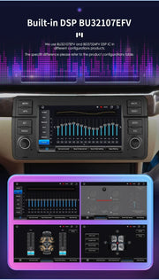 Auto Multimedia Speler - Voor BMW E46 M3 316 323 328 Coupe 318 320 325 330 335 - 1GB32GB - 8 Core - Carplay Scherm - Navigatiesysteem Auto - Multimedia Autoradio - Zwart