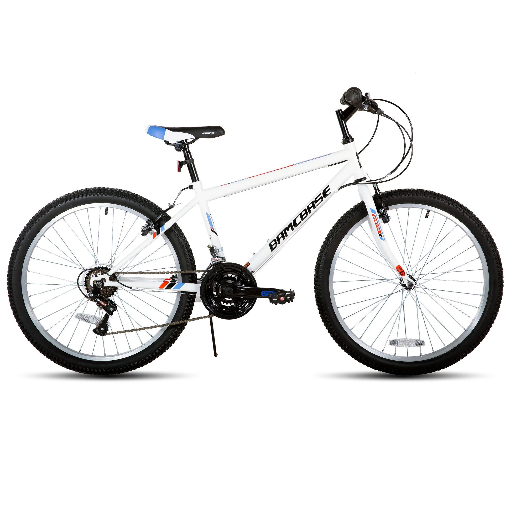HILAND 24 26 inch Mountain Bike for Men Women, 18 Speeds High-Carbon Steel Frame, Sport Cycling MTB Bicycle for Adult, Student - QUORE