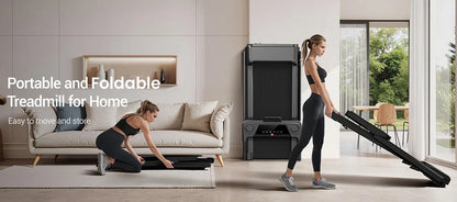 ROBORE SF10 Treadmill With 12% Incline, Electric Treadmill 12KM/H, Foldable Treadmill for home with 3.0 HP Motor and LED Display