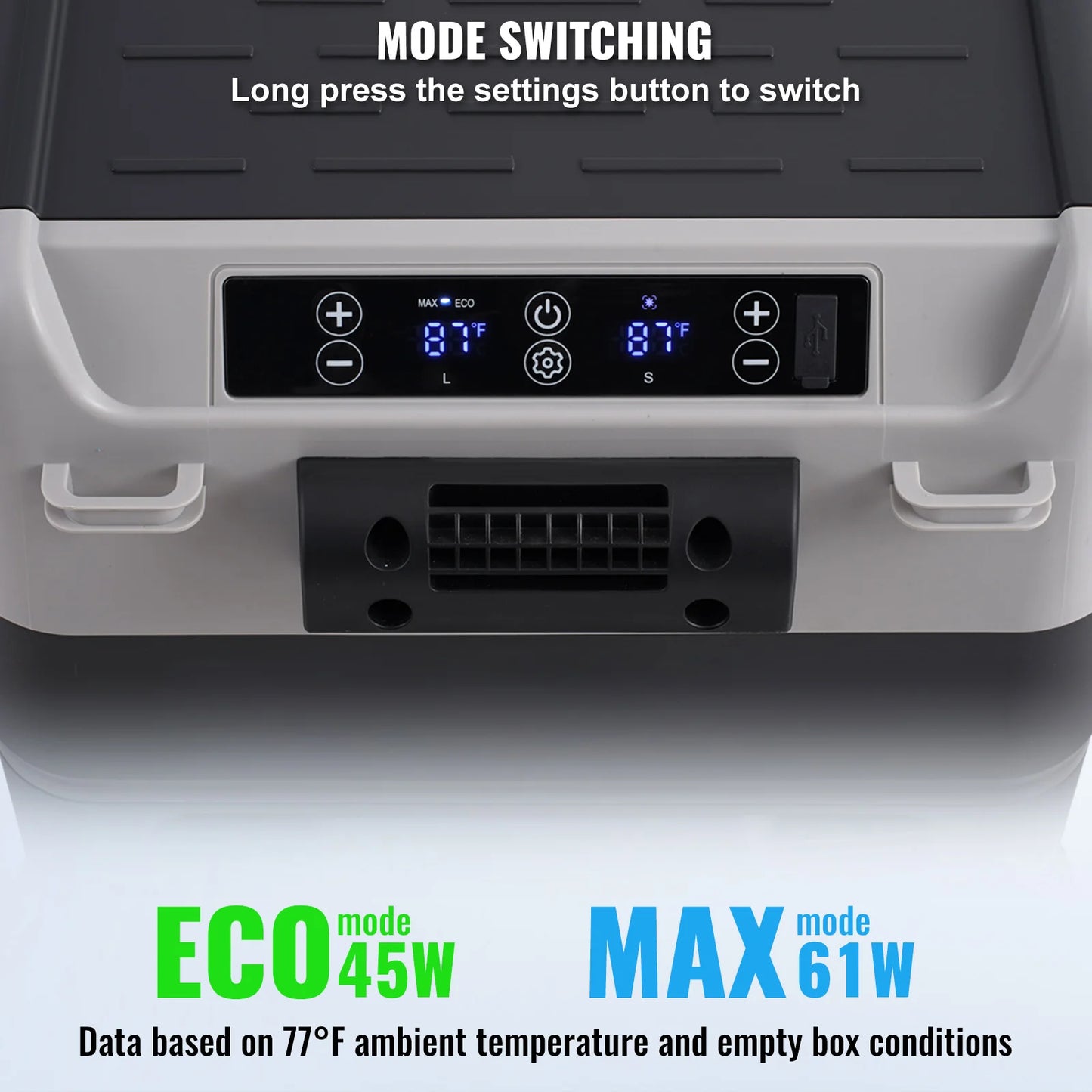 Draagbare Koelvriezer – Mobiele Koelkast – Camping Koelbox – Auto Koelbox – 40 Liter Inhoud – Dual Zone Temperatuurregeling