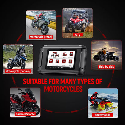 Motor Diagnose Scanner – Motorfout Lezer – Motor Scanner – Motor Diagnose Tool – 7-Inch Touchscreen – WiFi Updates