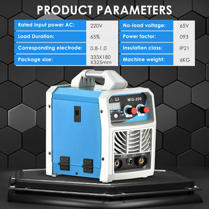 3-In-1 Lasmachine – MIG Lasser – TIG Lasser – ARC Lasser – Compact – Digitale Display – IGBT-Inverter