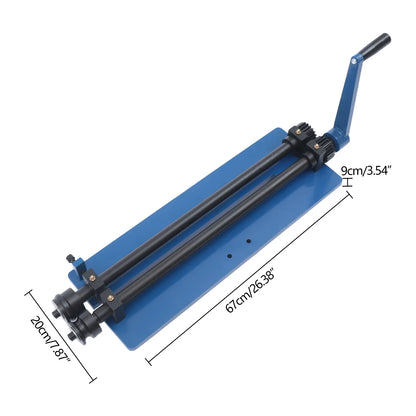 Bead Roller – Metaalroller – Plaatwerk Roller – Ribbels Roller – Handmatige Beadroller – 460 Mm Werkbreedte – 6 Inzetstukken