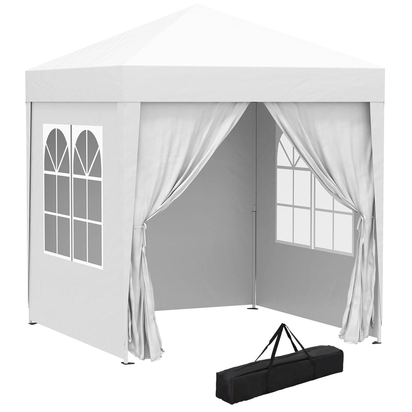 Vouwtent – Opvouwbare Tent – Schaduw Tent – Campingtent – Tuinent – Stalen Frame – Inklapbaar Met Draagtas