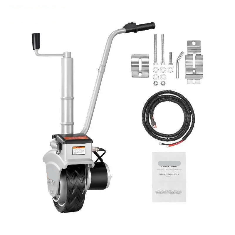 Elektrische Trailer Mover Dolly - 5000 lbs Trekcapaciteit - Verstelbare Klem - 12V Motor - 8-inch Rubber Wielen 2