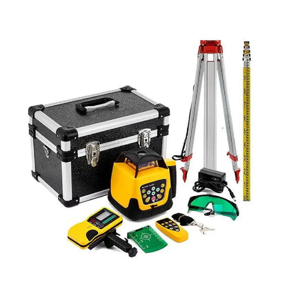 Kruislijnlaser - Laser - Waterpas - Lijnlaser - 360° Draaibare Laser Waterpas Zelfnivellerend - 500m Verticaal Horizontaal Scannen Professionele Meetgereedschap - voor Constructie - Rood Laserstraal 2