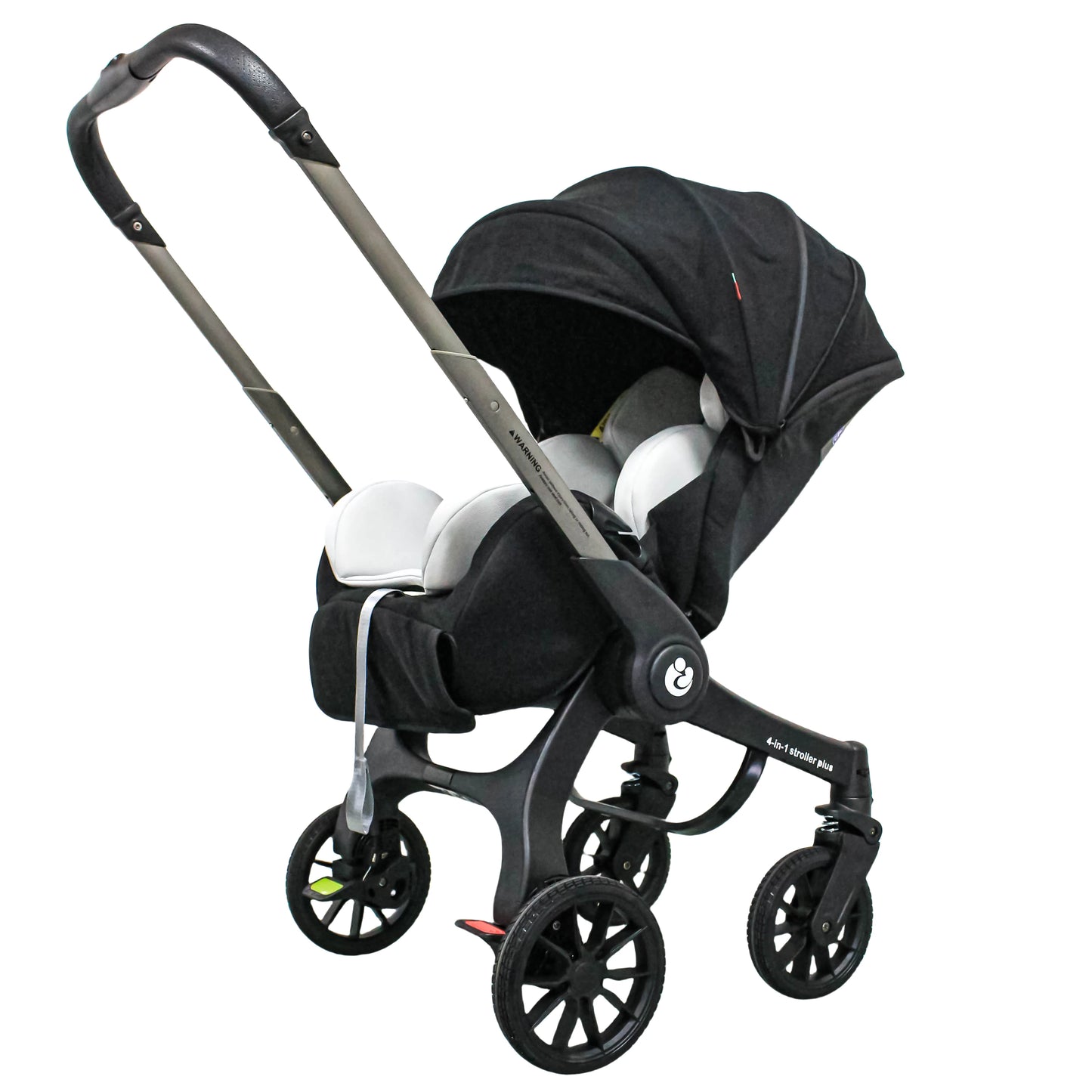 Kinderwagen - 4-in-1 Baby Stroller - Wandelwagen - Buggy - Twee Richtingen – Multifunctioneel – 3-in-1 Opvouwbaar – Lichtgewicht Reiswieg – Apricot