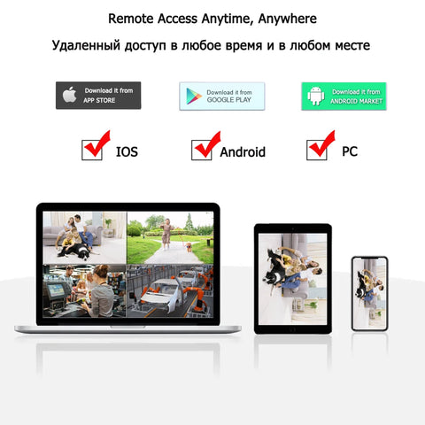 Simicam - PE-4KLTE - Security camera system - 8CH - NVR - 8MP - Outdoor - Surveillance camera - IP67 - Security camera - Security camera system - XMEye APP - 8 pieces - NTSC,PAL - Black