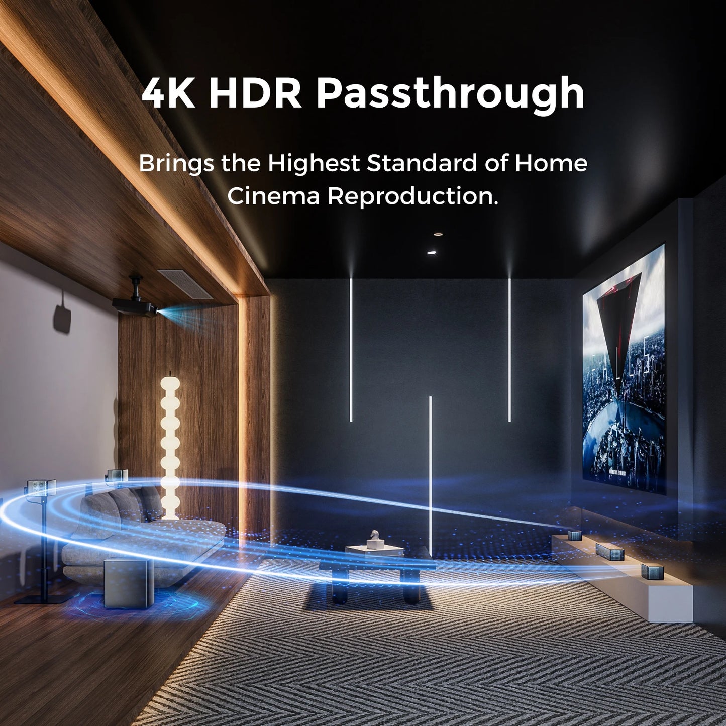 Boom Soundbar – Home Cinema Speaker – Surround Sound Systeem – Bluetooth Speaker – Wireless Subwoofer – Dolby Atmos – 7.1 Kanaals 500W