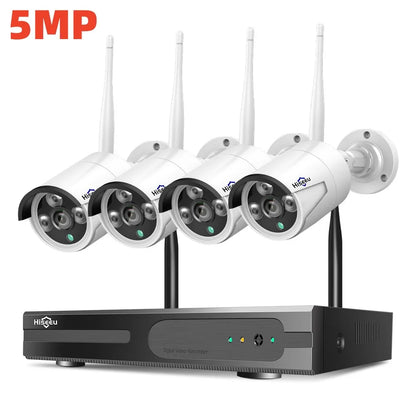 Beveiligingscamera – Bewakingscamera – IP-camera – CCTV-camera – Draadloze Camera – 5MP Resolutie – Bewegingsdetectie met Automatische Tracking - QUORE