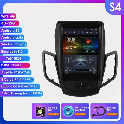 2DIN Android 14 Autoradio – Multimedia Speler – Navigatie Systeem – CarPlay – Bluetooth Radio – 9,7 Inch Touchscreen – GPS Navigatie – Bluetooth 5.0