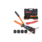 Vevor - Crimping Tool - Hydraulic Crimper - TH16 TH20 TH26 TH32 Quick Change Jaws - For Confined Space Tees - Copper Pipe Fittings - Orange