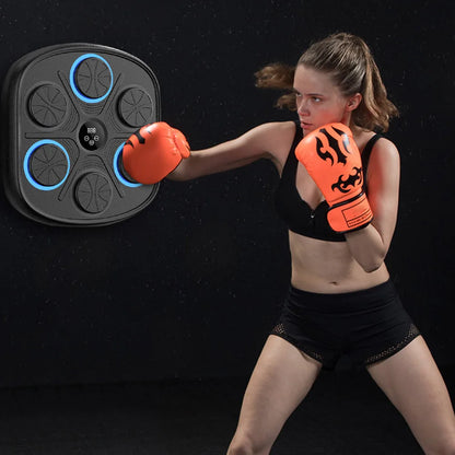 Smart Bluetooth Music Boxing Machine,Decompression,Fighting Fitness Home Boxing Wall Target Boxing Trainer Boxing Accessories