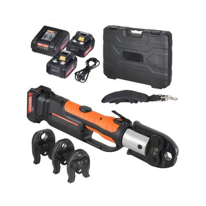 Draadloze Pers Tang – Elektrische Perstang – Batterij Persgereedschap – Krimptang – Persklem – 40 Mm Slag – 20V 4.0Ah Batterij - QUORE