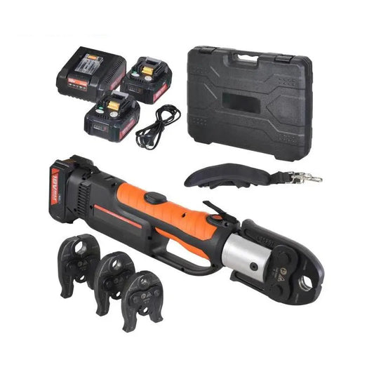 Draadloze Pers Tang – Elektrische Perstang – Batterij Persgereedschap – Krimptang – Persklem – 40 Mm Slag – 20V 4.0Ah Batterij - QUORE