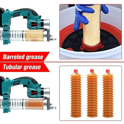 Vetspuit - met Accu - Elektrische - Draadloze - Pomp - Patroon - Oplaadbaar - 10000PSI - Hoge Druk - 960W - 18V - Brushless Motor - met Werkverlichting - Inclusief Opbergkoffer - Zonder Accu