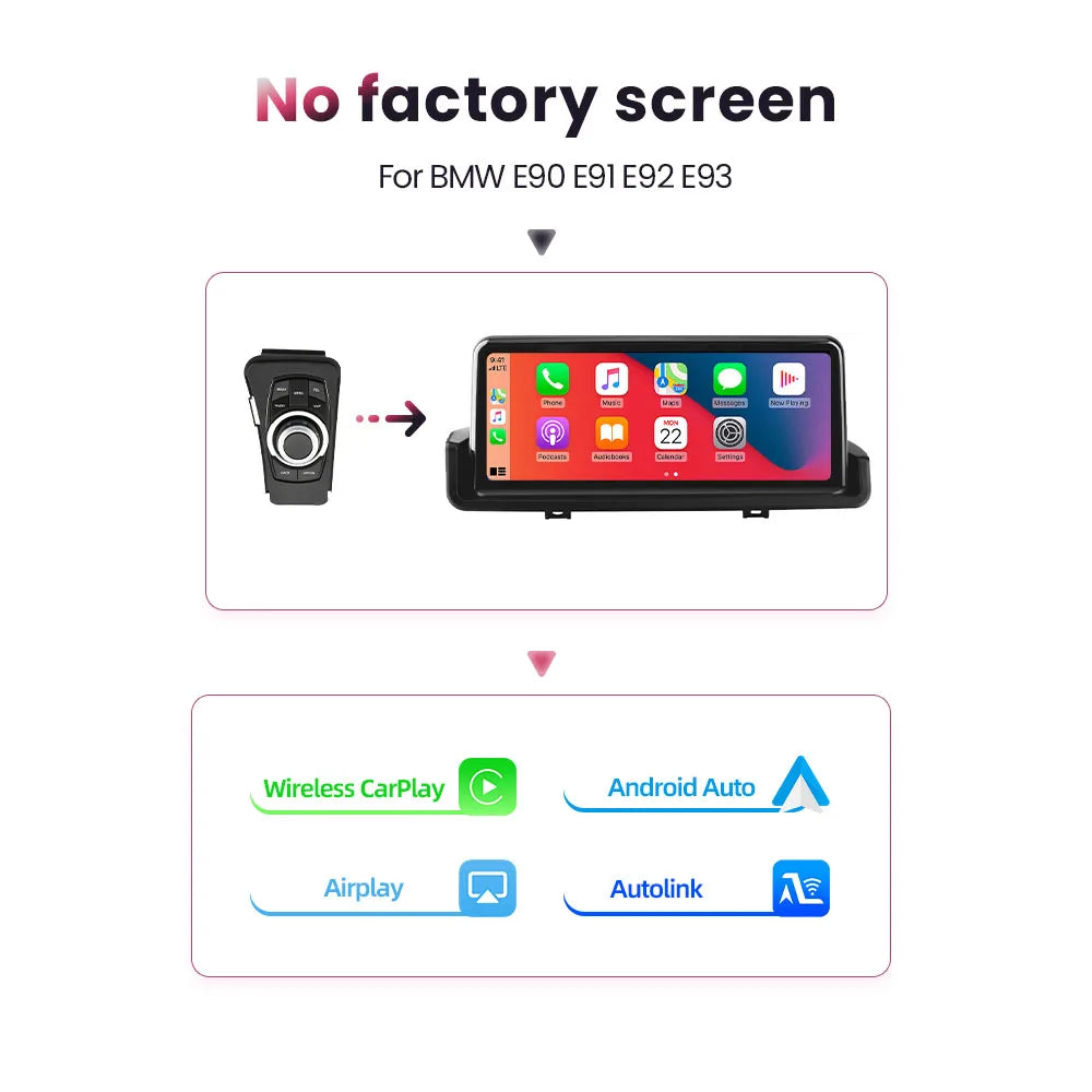 Multimediasysteem – Car Audio – Autoradio – Navigatiesysteem – Head Unit – 10,25 Inch Touchscreen – Draadloos CarPlay & Android Auto - QUORE