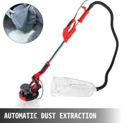 Gipsmuurschuurmachine - Langnekschuurmachine - Wandschuurmachine - Stofafzuiging - Schuurkop - 750W - Zwaar Werk -  Elektrische schuurmachine