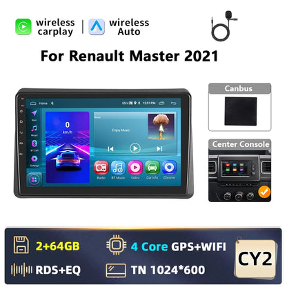 2DIN Android Autoradio – Auto Stereo – Multimedia Speler – Navigatiesysteem – Touchscreen – 10,1 Inch – Apple CarPlay & Android Auto – Bluetooth & GPS