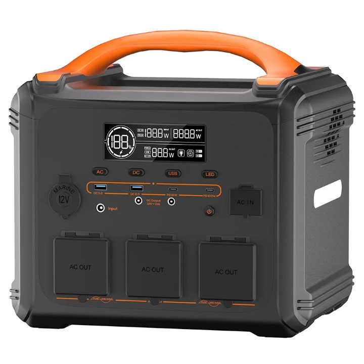 Powerstation – Draagbare Batterij – Noodstroom – Backup Accu – 1200W - LiFePO4 1102.5 Wh – Snelle Oplaadtijd 1,2 Uur