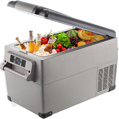 SucceBuy 35L Car Refrigerator Compressor Portable Small Refrigerator for Driving Travel Fishing Outdoor Home Use