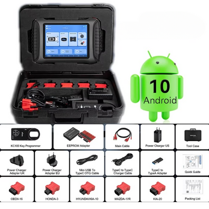Sleutelprogrammeertool – Autosleutel Programmeren – Autodiagnose Scanner – ECU Codering – 8 Inch Scherm – 5000 mAh Batterij