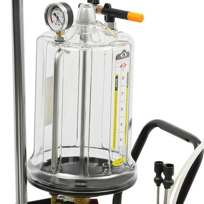 Afvalolie Opvangtank – Olie Afvoersysteem – Olieopvang – Olie Aftapstation – Olieopvangbak – 72 Liter Capaciteit – Verstelbare 360° Trechter Met Veiligheidsklep