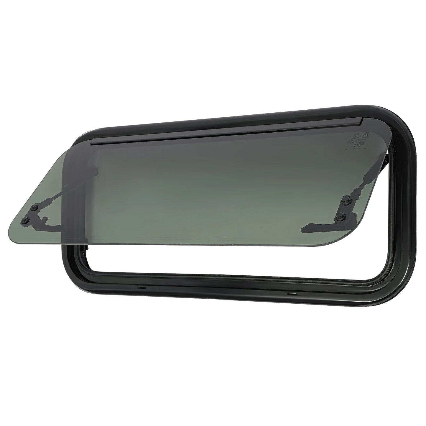 Caravanraam – Camperraam – Uitzetraam – Schuifraam – Zijraam – Afgeronde Hoeken – 70x30 cm – Getemperd Glas