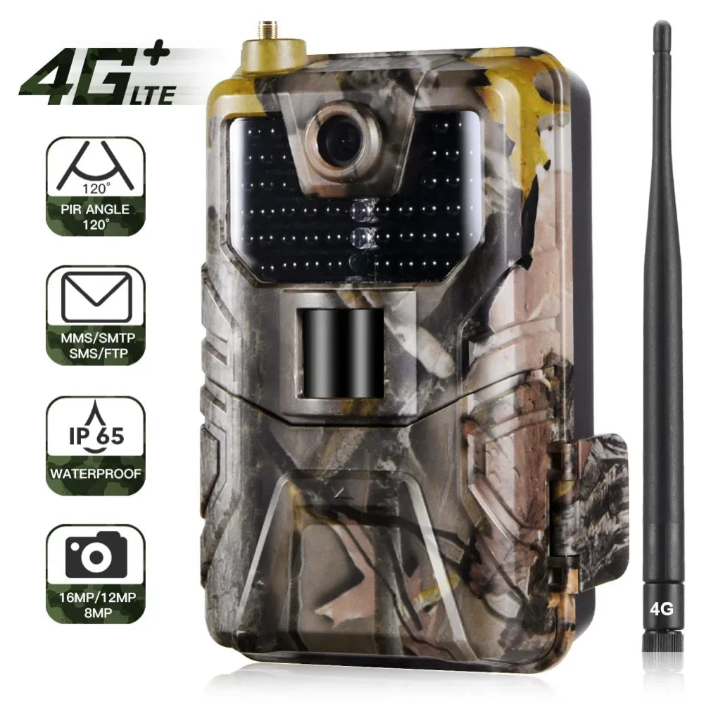 Wildcamera – Jachtcamera – Trailcamera – Natuurcamera – Beveiligingscamera – 20MP HD Foto’s – MMS Draadloze Meldingen