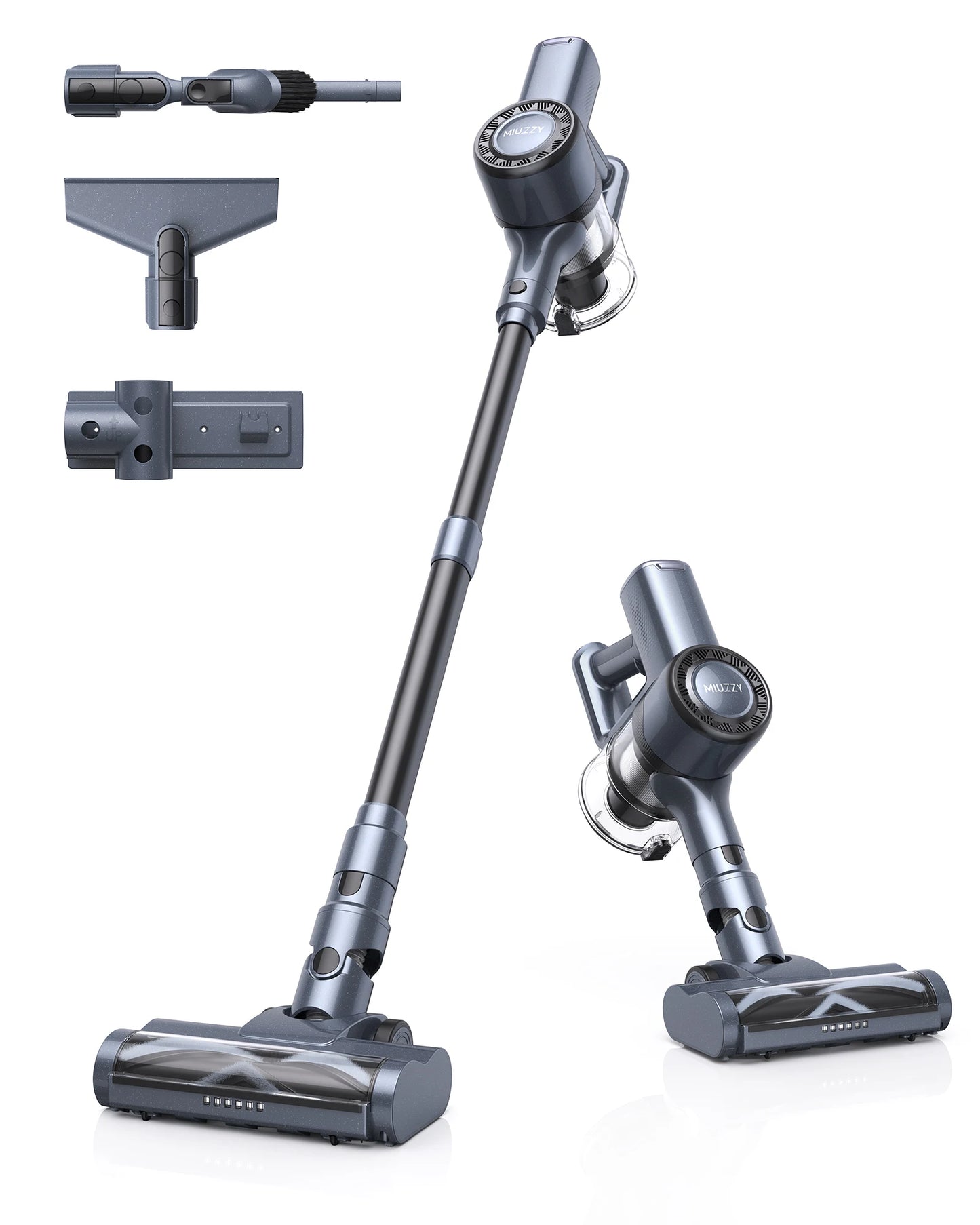 Steelstofzuiger - Draadloze - Vacuum Cleaner - Stofzuiger - LED Display - HEPA Filter – 30KPa - 260W - Anti-klit Vloerborstel - Voor Tapijt - Harde Vloeren - Huisdieren - Groen