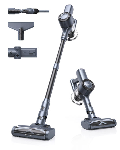 Steelstofzuiger - Draadloze - Vacuum Cleaner - Stofzuiger - LED Display - HEPA Filter – 30KPa - 260W - Anti-klit Vloerborstel - Voor Tapijt - Harde Vloeren - Huisdieren - Groen