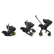 Baby Wandelwagen - Buggy - Inklapbare Buggy - Opvouwbare Buggy - Inklapbare Buggy New Born - 4 in 1 -BabyWalker- Lichtgewicht - met Veiligheidskarretje Reis Systeem - Grijs