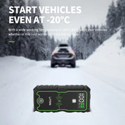 Utrai - JS-1 Pro - Jumpstarter voor Auto - Startkabels - Starthulp - 12V - 2500A - Jumpstarters - Powerbank - Zwart