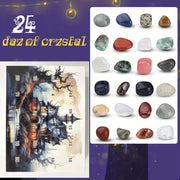 Adventskalender - Kerst adventskalender - Erts Cadeau Doos - Kerst Aftelkalender - Kinder Kerstcadeau - Speelgoed - Speelset - Edelsteen Natuursteen Helende Kristal Verrassing Blind Doos - Set B