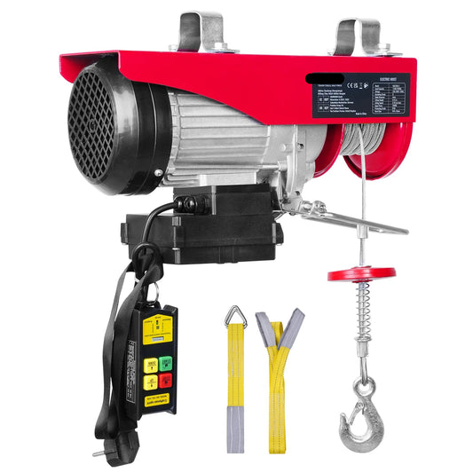 Takel - Lier - Winch - Kabeltakel - Elektrische - 400kg - Draadloze Hijslier met Afstandsbediening voor Garage, Boot of Werkplaats