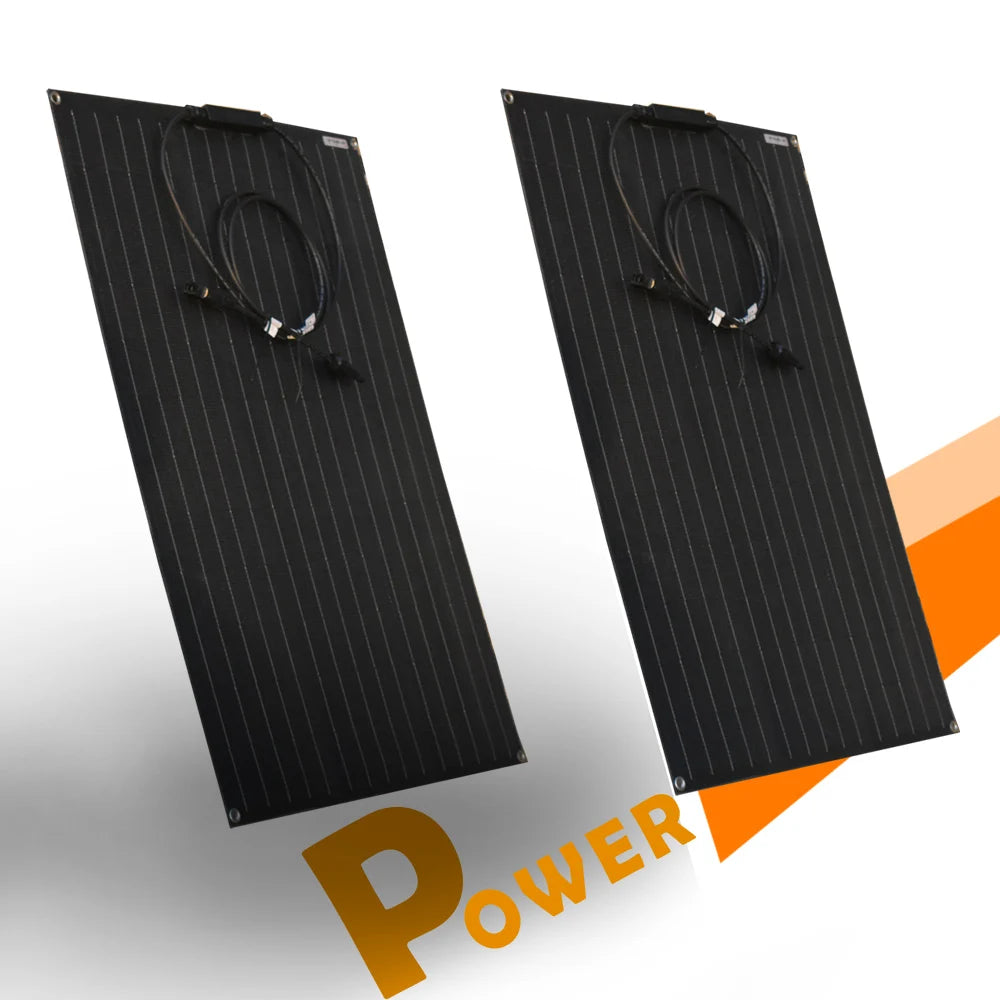 Zonnepanelen - Monokristallijne Zonnepaneel - Draagbaar Zonnepaneel - Flexibele - 60W - 18V - Zonnecel - Zonnecollector - 1PC