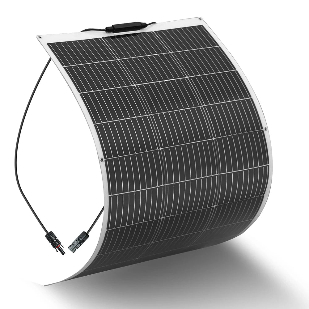 Zonnepaneel - met Zonnebatterij - Zonnepanelen - Monokristallijn - 200W - 20A - Zonne-kit - Lichtgewicht - Waterdicht - Flexibel