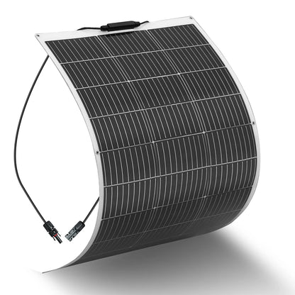 Zonnepaneel - met Zonnebatterij - Zonnepanelen - Monokristallijn - 200W - 20A - Zonne-kit - Lichtgewicht - Waterdicht - Flexibel