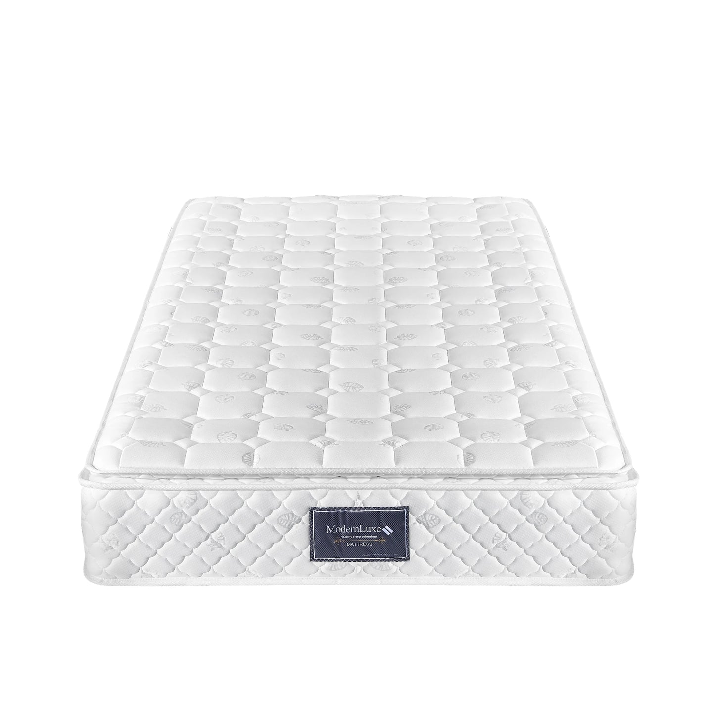 7-Zone Pocketveer Matras – Pocketvering Matras – Koudschuim Matras – Stevig Matras – Microfiber Matras – 160x200 cm – 25 cm Dikte – Hardheid H3