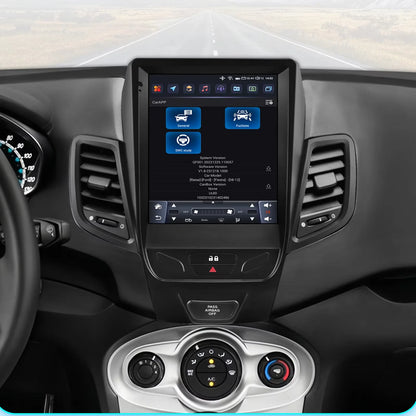 Hizpo 9.7 Inch  2 Din Car Radio for For Ford Fiesta MK7 2009 - 2016 Tesla Style CarPlay Android Auto GPS Navigation BT WIFI 4G