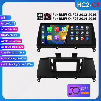 10,25” Android 13 Autoradio – Multimedia Systeem – Navigatie Radio – Touchscreen Headunit – 2G RAM 32G Opslag – 4G WiFi Ondersteuning – Stuurwielbediening Compatibel