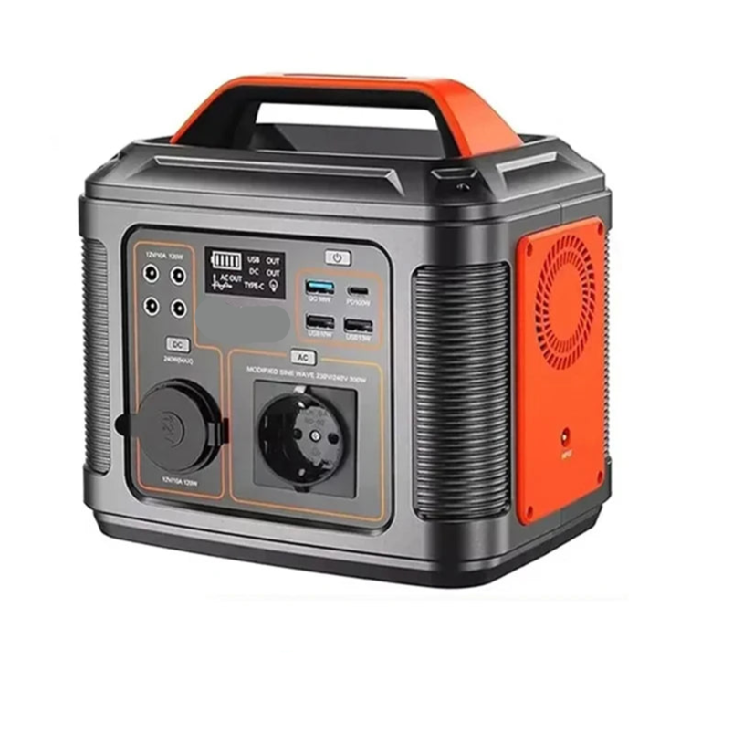 Powerstation - Generatoren - Aggregaat - Stroomgenerator - Generator - 300W - 296Wh - 230V AC & DC Poorten - Draagbare Power Station - Snelle Oplaadfunctie - LED Zaklamp – Geschikt voor Reizen & Kampere