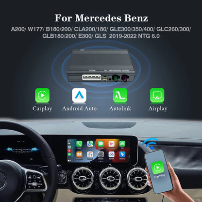 Android Auto Adapter – Draadloze CarPlay Adapter – Smart Connect Adapter – Multimedia Interface – Voor Mercedes Benz NTG 6.0 2019-2022 – Plug & Play Installatie – Bluetooth GPS Wifi