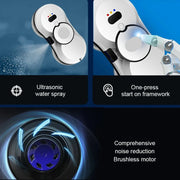 Robotstofzuiger - Robotstofzuiger met Dweilfunctie - Roborock - Raam Robotstofzuiger - Reinigingsrobot - Ultra dun lichaam - 240V - 800W - Wit